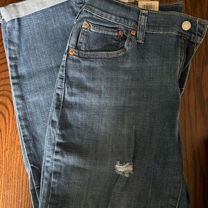 Levi's Sculpt Hypersoft Blue Jeans